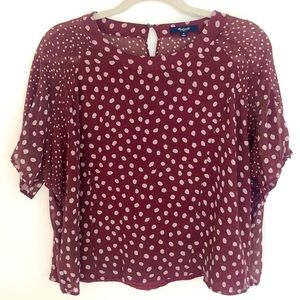 Madewell Sheer Dot Blouse